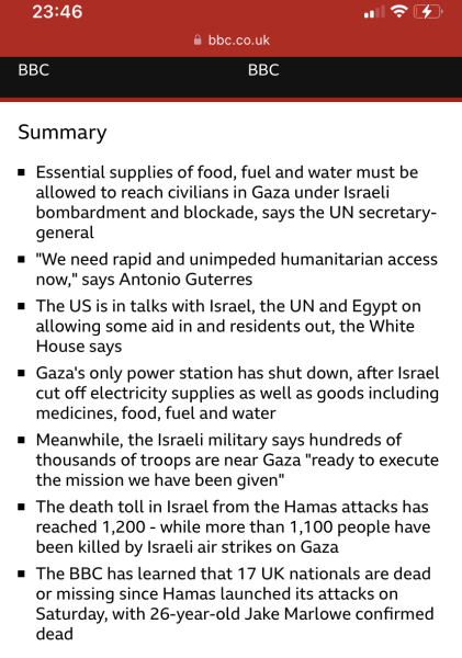 To think Hamas have given Israel the excuse they were looking for?