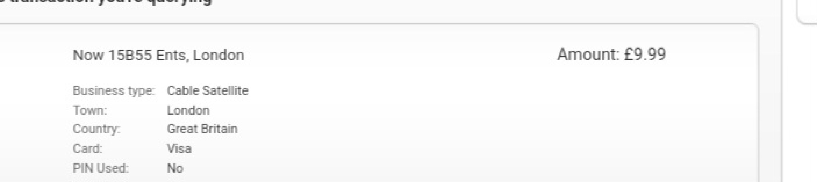 Monthly charge on my CC that I haven't authorised?