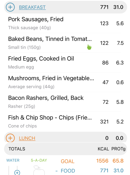 to estimate that this brunch wouldn’t be more than 1000 calories