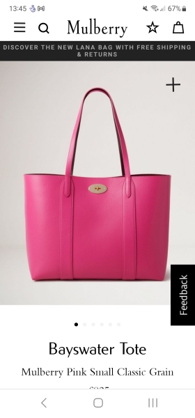 Pink tote bag recommendations please.