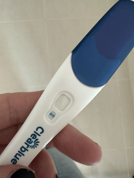 It's a squinter. 8dpo