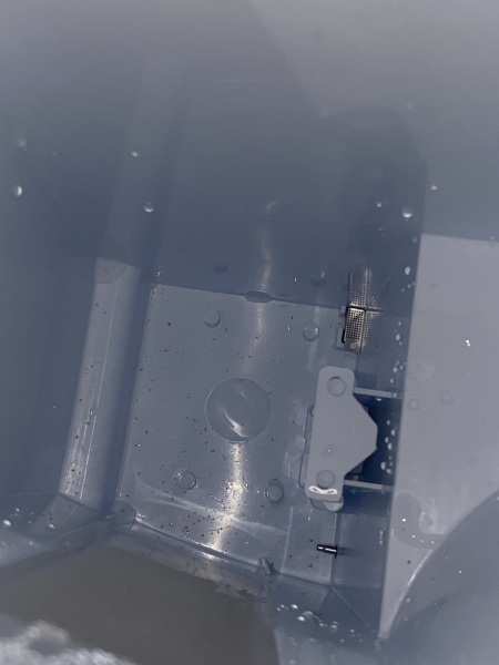 Bits at bottom of prep machine