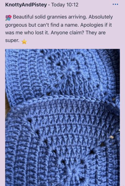 Woolly Hugs: A blanket in memory of JanH.