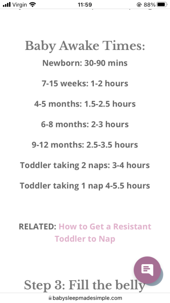 Babies and sleep routines