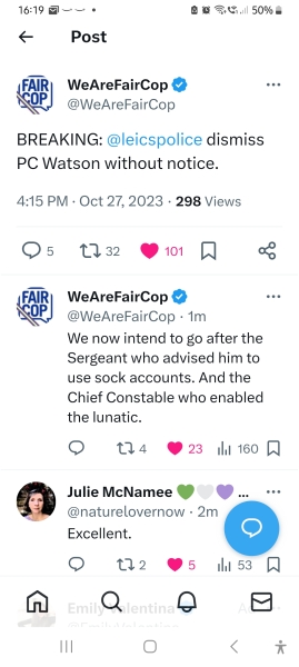 Disciplinary Hearing PC Watson