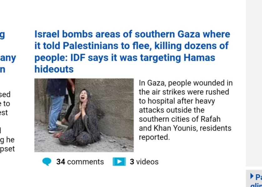 To think Hamas have given Israel the excuse they were looking for?