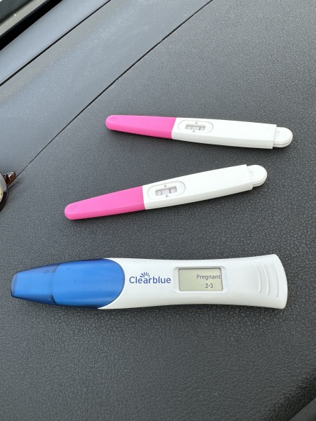 First positive test