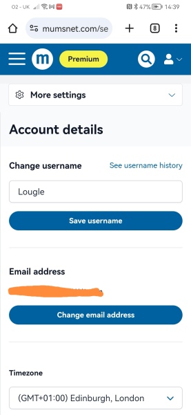 No longer able to change my username?