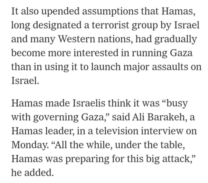To think Hamas have given Israel the excuse they were looking for?