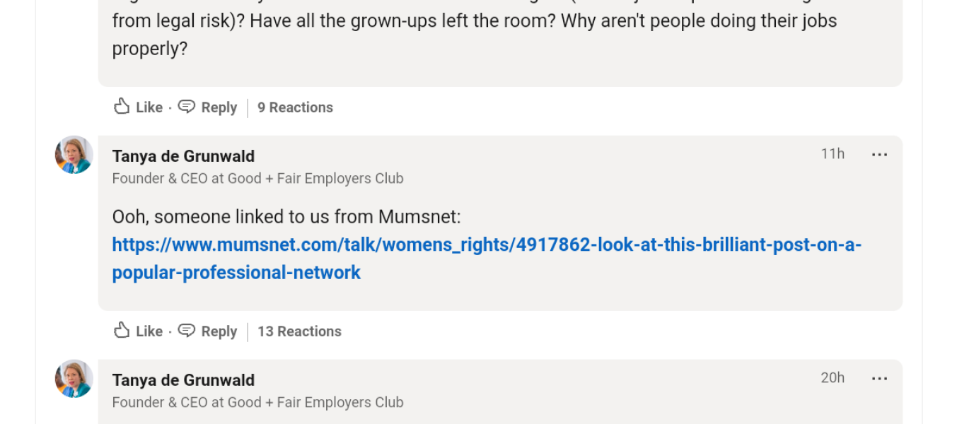 Look at this brilliant post on a popular professional network