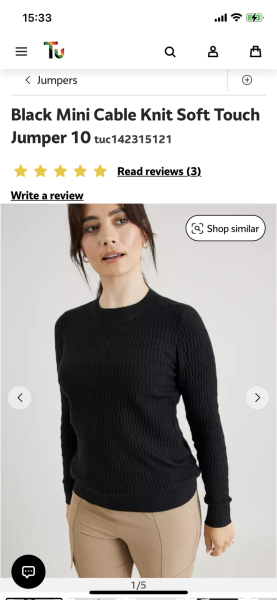 I'm looking for a beautiful black jumper