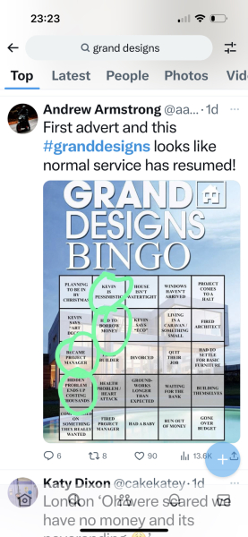What is wrong with people who go on Grand Designs?