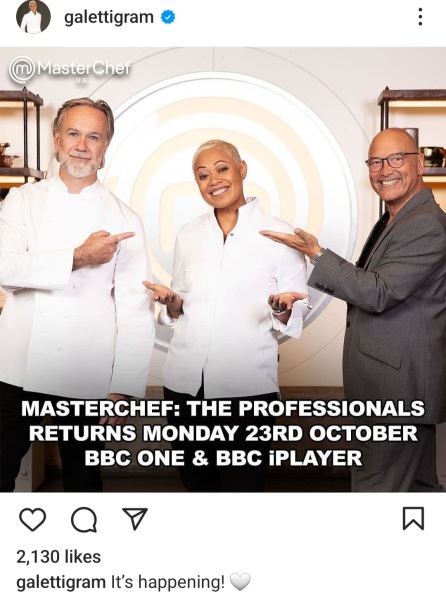 KLAXON!! - Professional Masterchef round up!