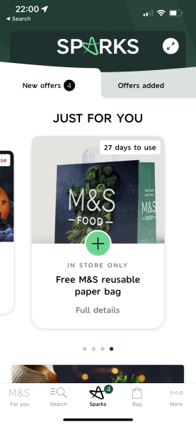 Do I win the prize for the worst freebie ever on sparks card?