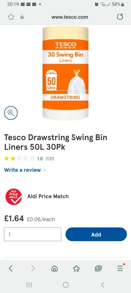 I spent £50 on a kitchen bin