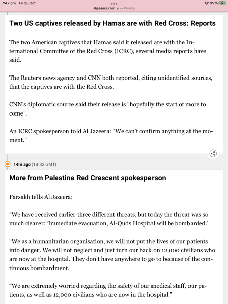 To think it’s turning into genocide in real time