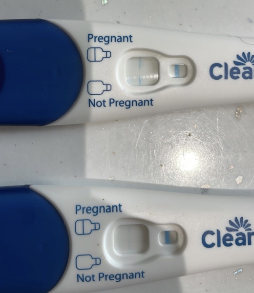 Clear blue test. Evap line or positive