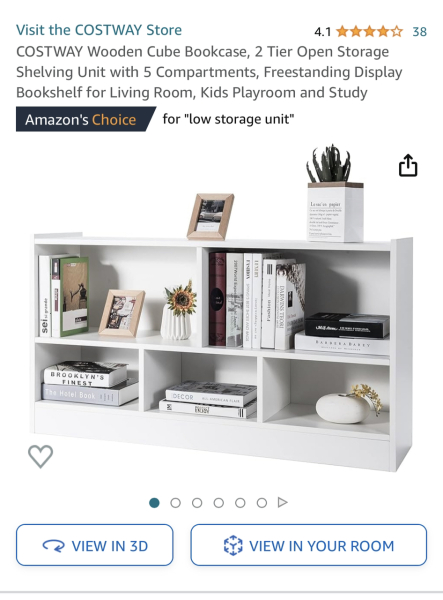 Long low bookcase 🤯