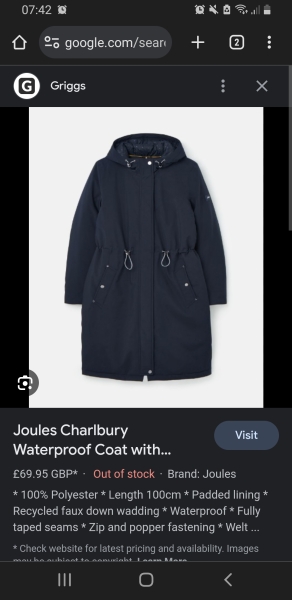 Waterproof winter coat for football mum
