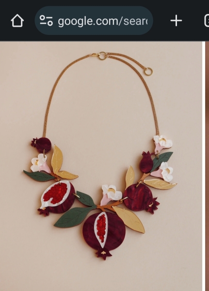 Statement necklace to go with this dress!