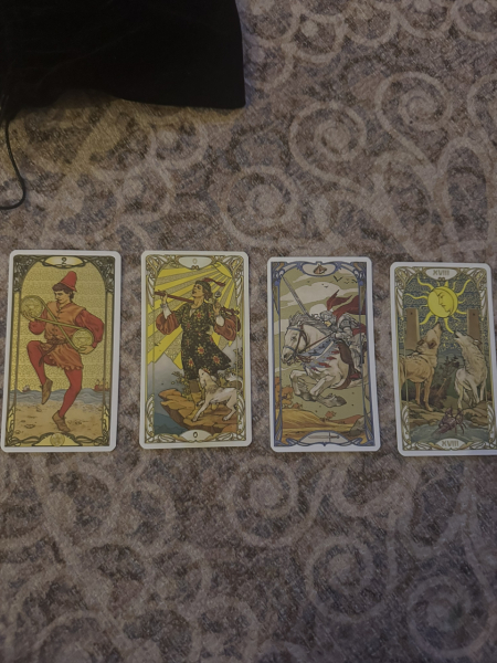 May I ask if anyone would let me do a tarot card reading for them?