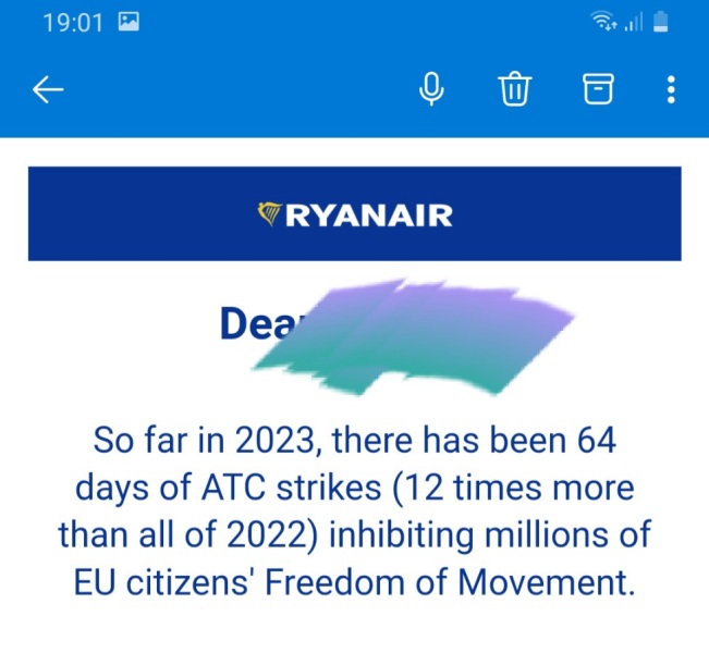To say hmmm at the wording of this Ryanair petition