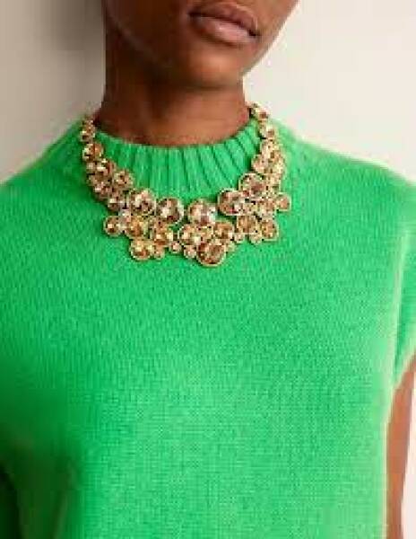 Statement necklace to go with this dress!