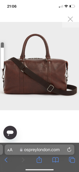 Stylish overnight/weekender bag for DH