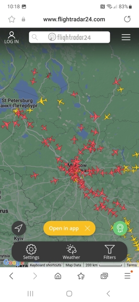 Flightradar - what's going on?