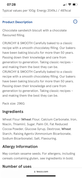 To buy ‘may contain’ food labels for catering large event