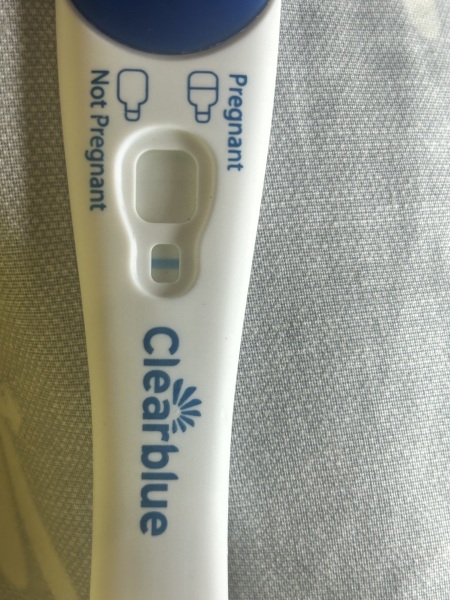 Clear blue test. Evap line or positive
