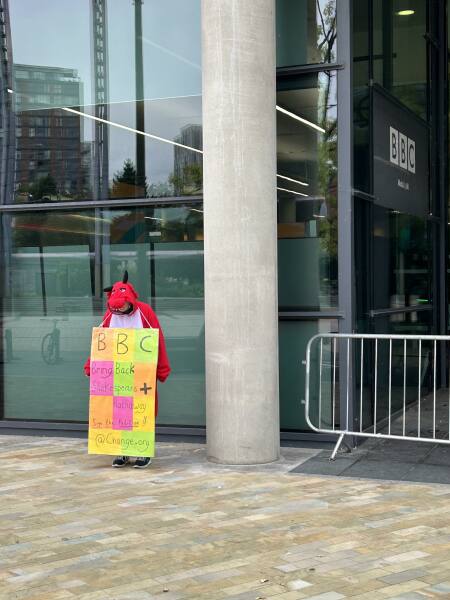 Dora the Dragon at the BBC