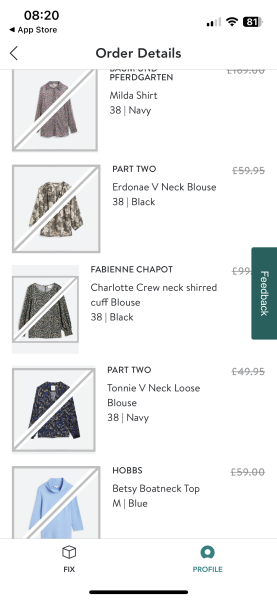 Stitch fix to close