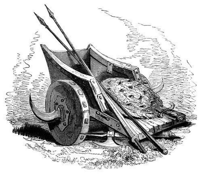 A mobility scooter crashed into me