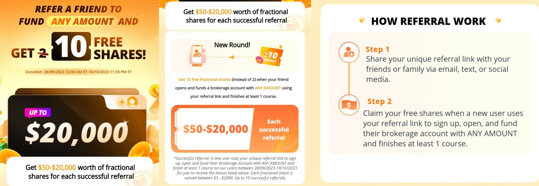 Webull get £15 free + £40 for each friend who joins only £1.50 deposit easy free money