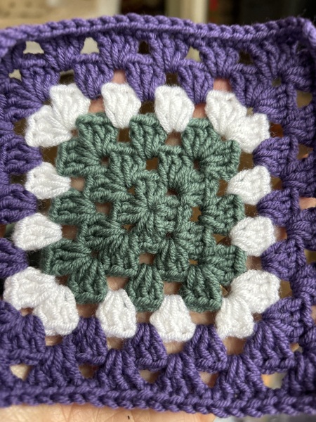 Woolly Hugs: A blanket in memory of JanH.