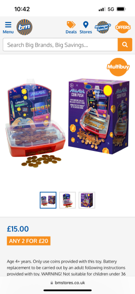 Do you have a 2p machine toy?