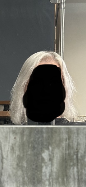 To think my hair is nothing like I asked for and be crying about it?