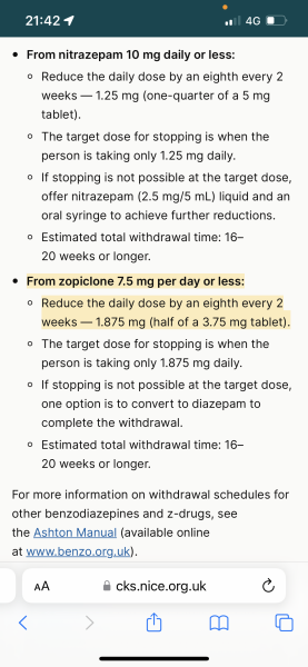 Zopiclone - need to quit it.
