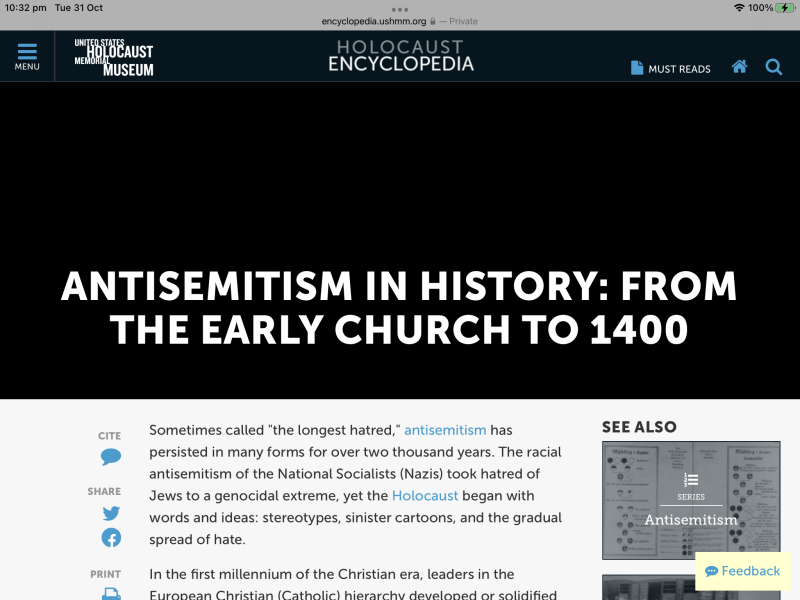 Hatred of the Jewish Community