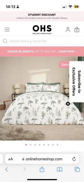 Anyone seen this duvet cover? (First world problems)