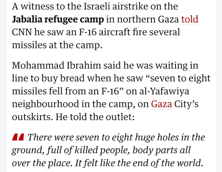 Why is Israeli bombing refugee camps in Gaza?