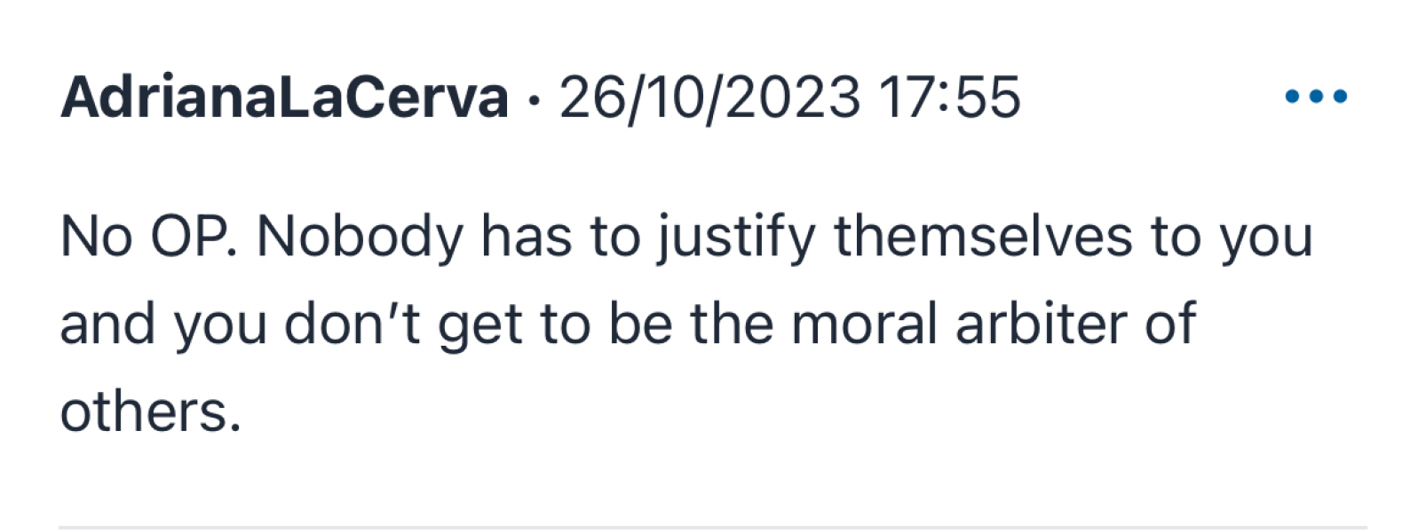 Be ashamed of yourselves