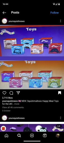 McDonald's squishmallows
