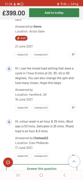 Samsung eco bubble - ‘Mixed load’ question!