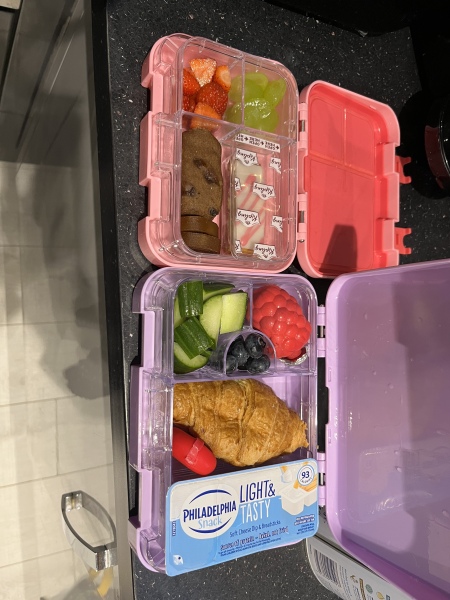 Nursery’s comments about 3 year old’s lunchbox
