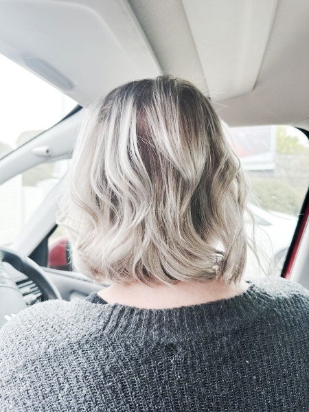 To think my hair is nothing like I asked for and be crying about it?