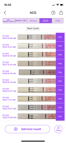 Pregnancy test is getting lighter everyday