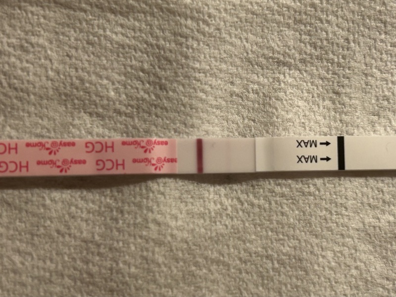 Faint line?