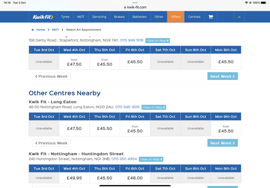 Can't get MOT booked in for a whole month. Can I drive my car?